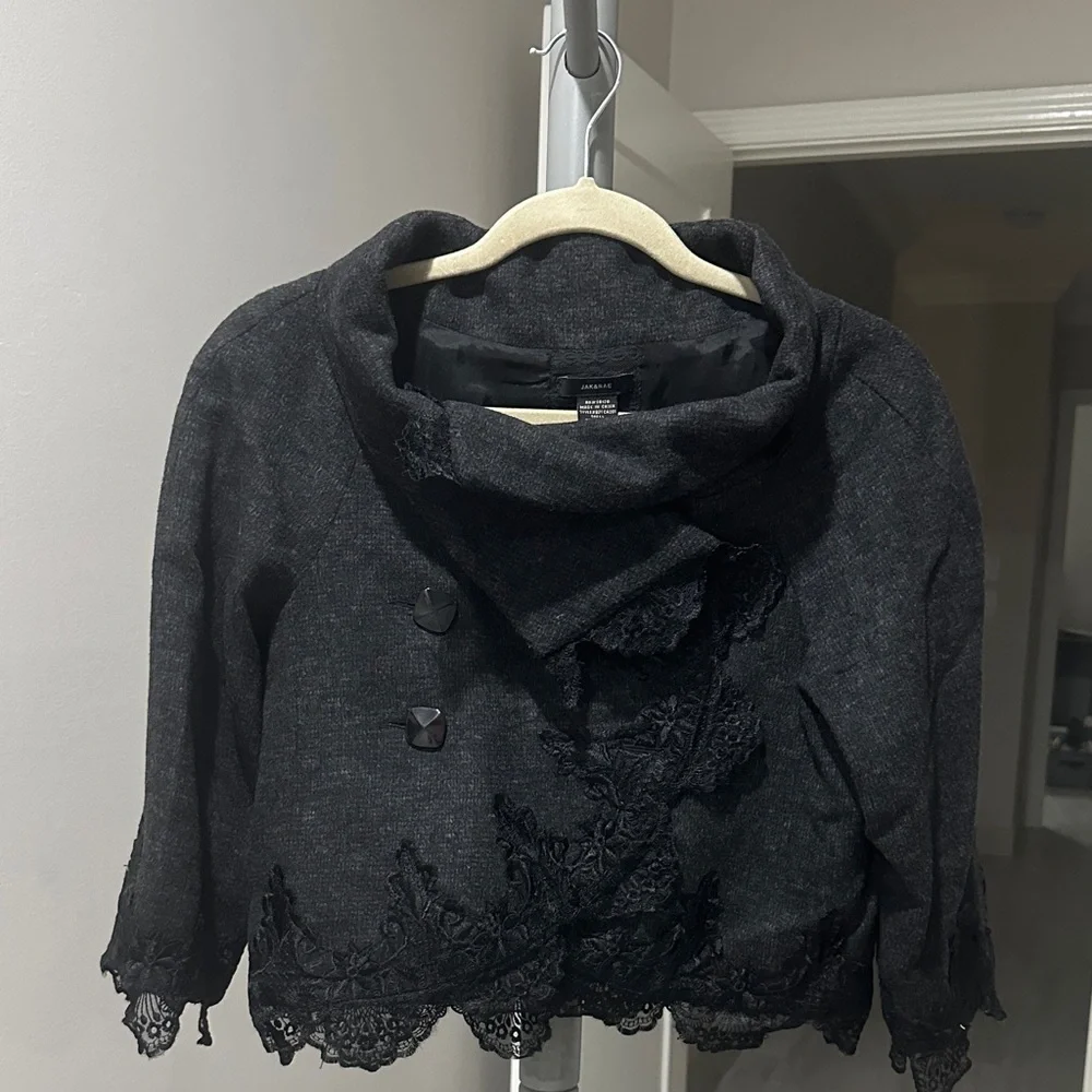 Jak & Rae Wool & Lace Jacket - Picture 2 of 9